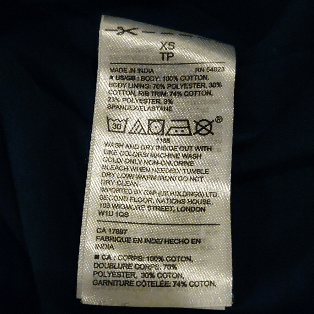 Gap Denim Chambray Bomber Jacket - image 6